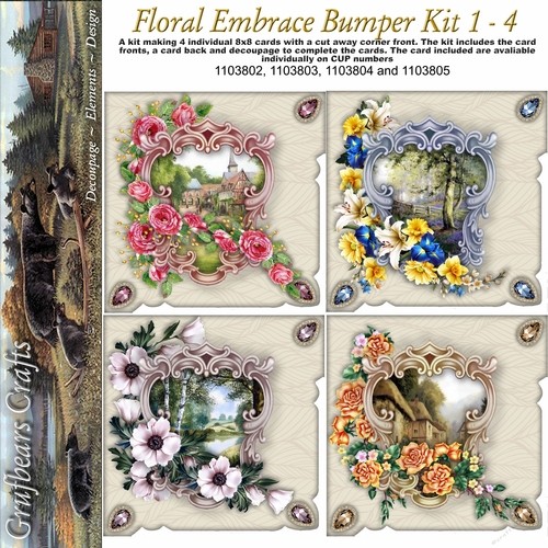 Floral Embrace Bumper Kit 1 - 4