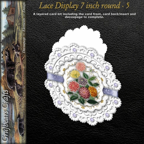 Lace Display 7 inch round - 5