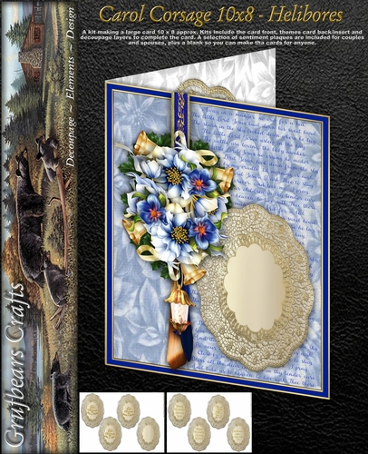 Carol Corsage 10x8 - Helibores