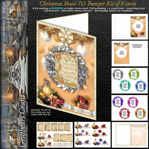 Christmas Music 7x5 Bumper Kit