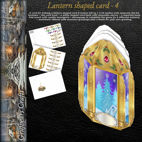 Christmas Lantern Card - 4