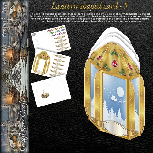 Christmas Lantern Card - 5