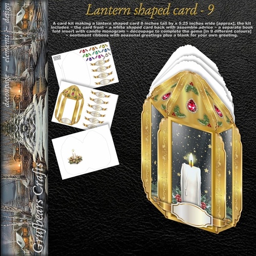 Christmas Lantern Card - 9
