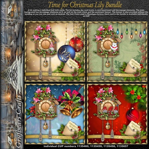 Time for Christmas Lily Bundle
