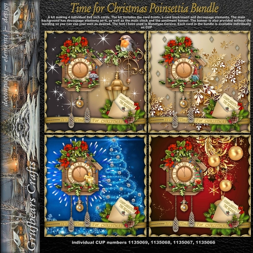 Time for Christmas Poinsettia Bundle