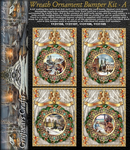 Wreath Ornament Bumper Kit A