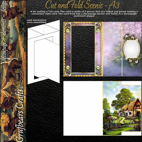 Cut and fold Scenic - A3