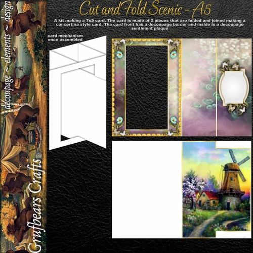 Cut and fold Scenic - A5