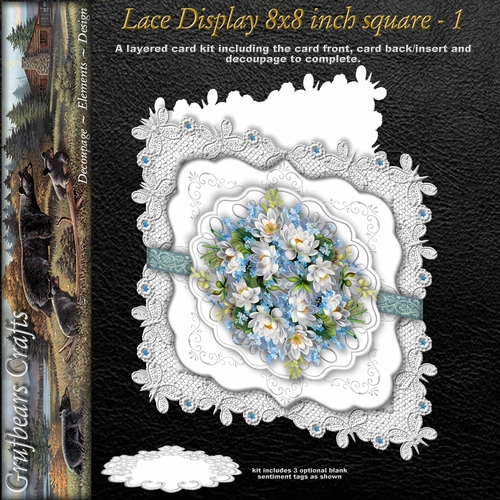 Lace Display 8x8 square - 1