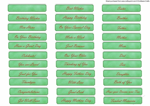Celebration Tags C