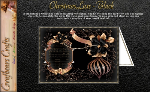 Christmas Luxe - Black