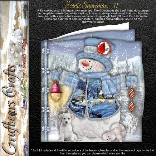 Scenic Snowman - 11