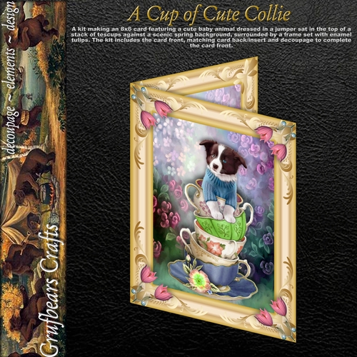 A Cup of Cute Collie
