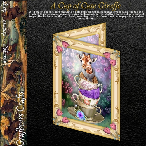 A Cup of Cute Giraffe