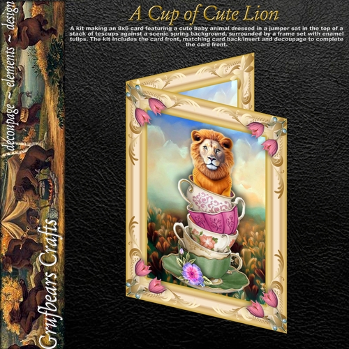 A Cup of Cute Lion