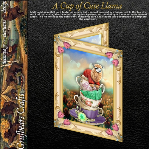 A Cup of Cute Llama