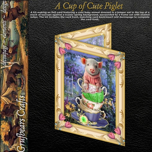A Cup of Cute Piglet