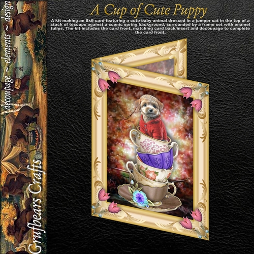 A Cup of Cute Puppy
