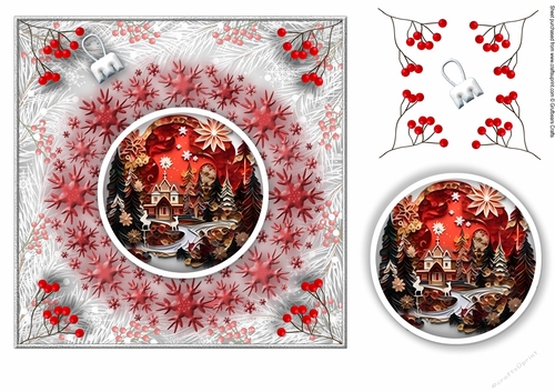 Christmas Snowflake Bauble 2