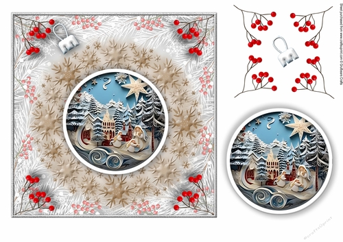 Christmas Snowflake Bauble 6