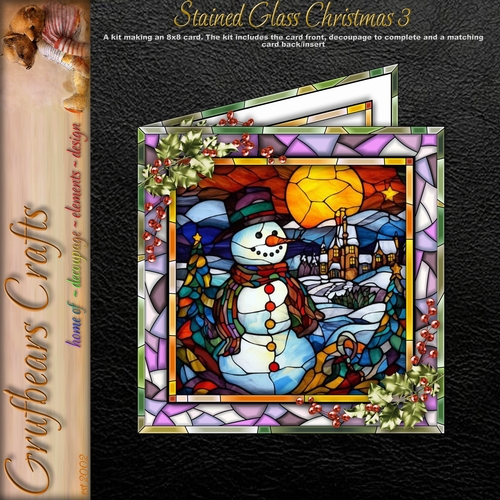 Stained Glass Christmas 3