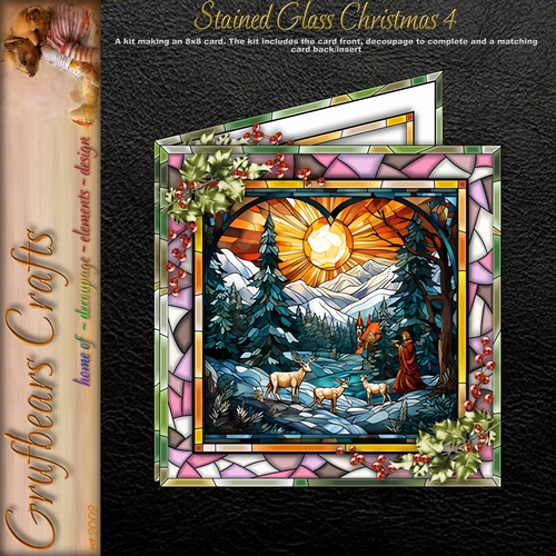 Stained Glass Christmas 4