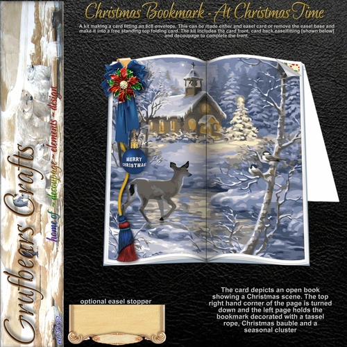 Christmas Bookmark - At Christmas Time