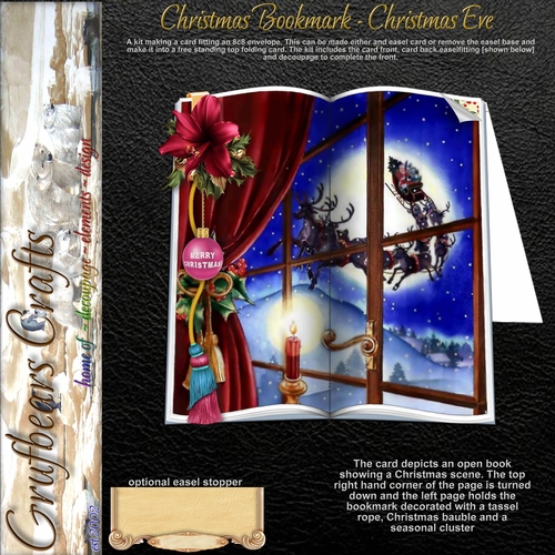 Christmas Bookmark - Christmas Eve