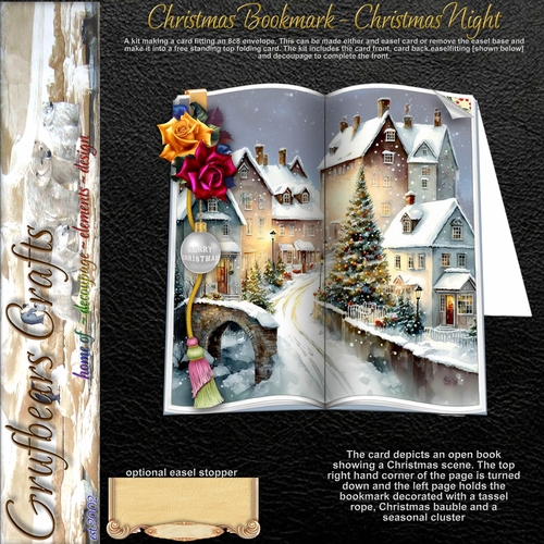 Christmas Bookmark - Christmas Night