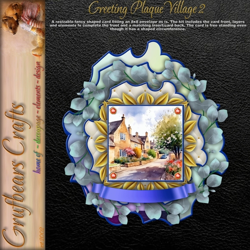 Greeting Plaque Village 2