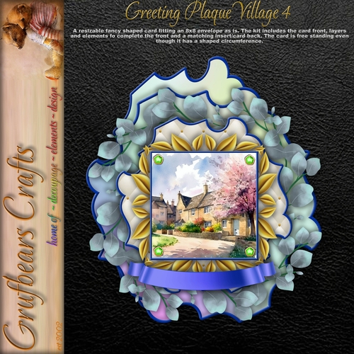 Greeting Plaque Village 4