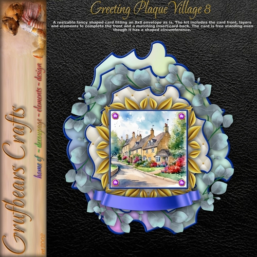 Greeting Plaque Village 8