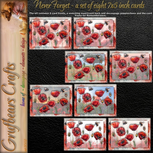 Never Forget Bumper Kit of 8 Cards