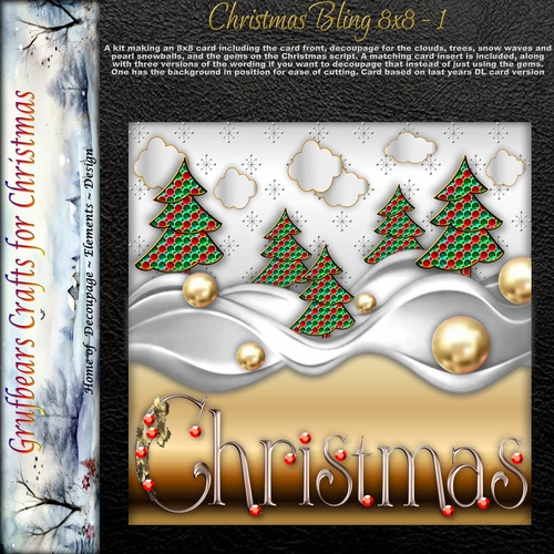 Christmas Bling 8x8 - 1