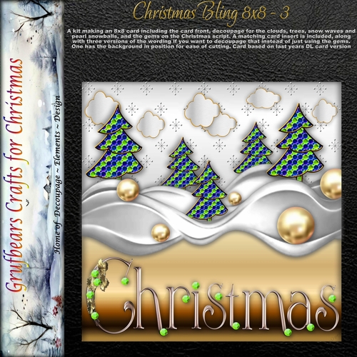 Christmas Bling 8x8 - 3