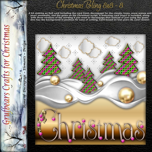 Christmas Bling 8x8 - 8