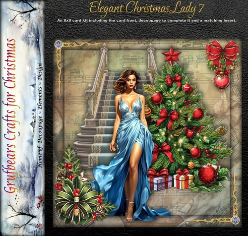 Elegant Christmas Lady 7