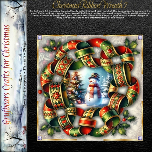 Christmas Ribbon Wreath 7