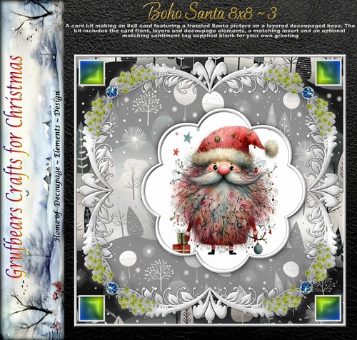 Boho Santa 8x8 - 3