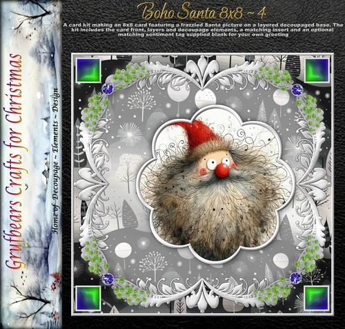 Boho Santa 8x8 - 4