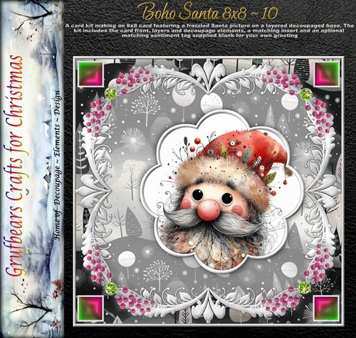 Boho Santa 8x8 - 10
