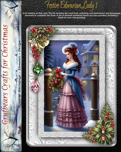 Festive Edwardian Lady 1