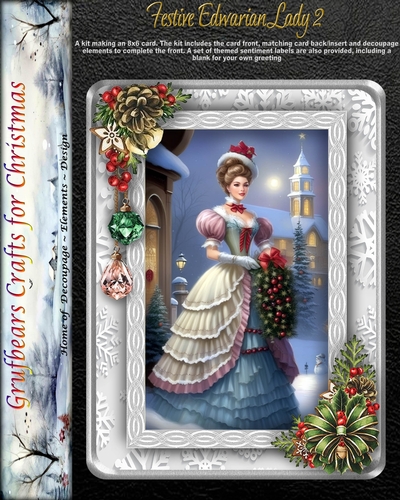 Festive Edwardian Lady 2