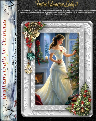 Festive Edwardian Lady 3