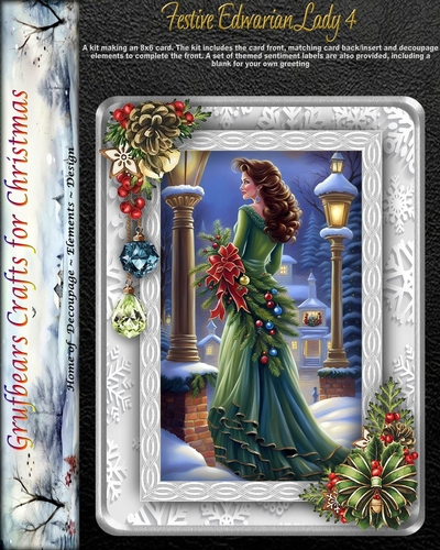 Festive Edwardian Lady 4