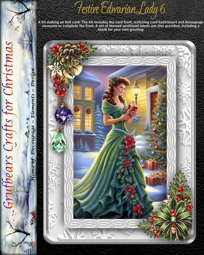 Festive Edwardian Lady 6