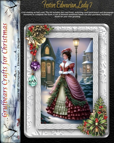 Festive Edwardian Lady 7