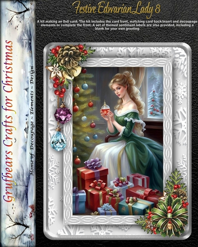 Festive Edwardian Lady 8