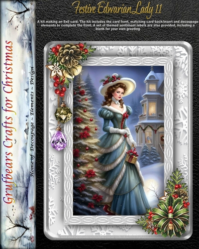 Festive Edwardian Lady 11