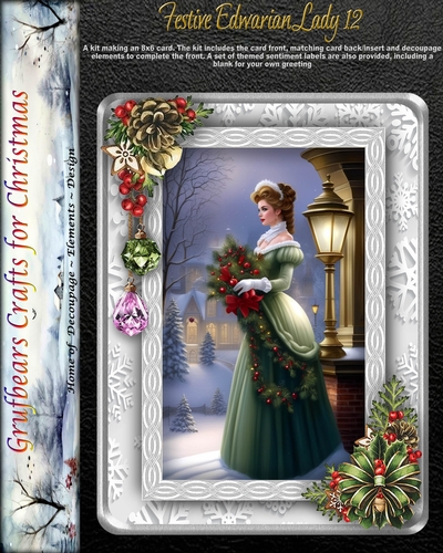 Festive Edwardian Lady 12